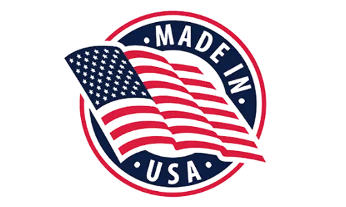 AlphaCur Made in USA certification badge